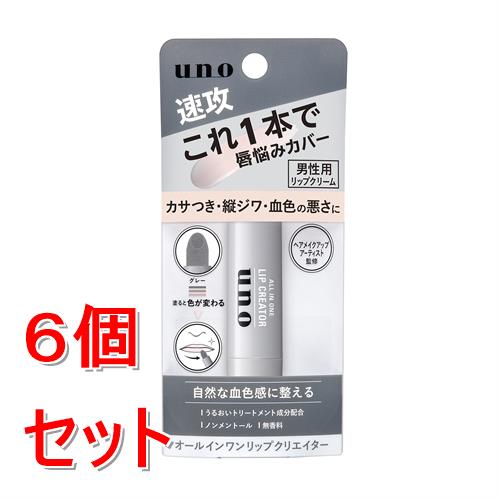 《セット販売》 ファイントゥデイ ウーノ　オールインワンリップクリエイター　f×6個セット
