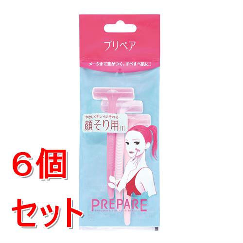《セット販売》 ファイントゥデイ プリペア 顔そり用(T) 3本×6個セット T型タイプ 顔そり用カミソリ