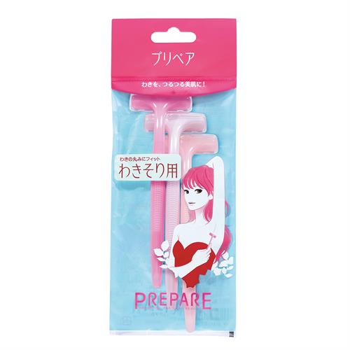 ファイントゥデイ プリペア　わきそり用　3本 ぴったりフィット 凸型ヘッド わきそり用カミソリ