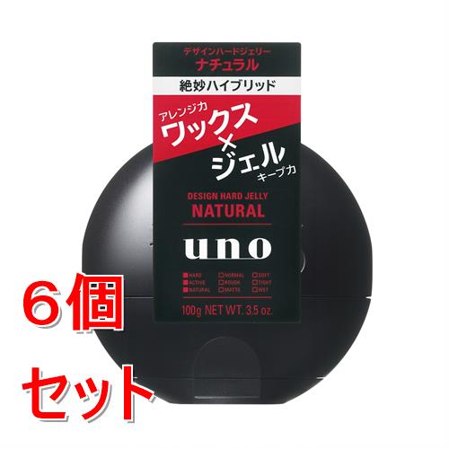 《セット販売》 ファイントゥデイ ウーノ　デザインハードジェリー　(ナチュラル)f　100g×6個セット