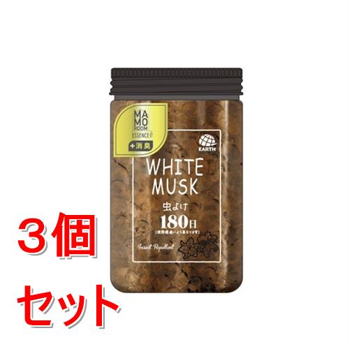 《セット販売》 アース製薬 マモルームエッセンス虫よけパール(180日用)×3個セット ホワイトムスク※ツルハグループ専売品※