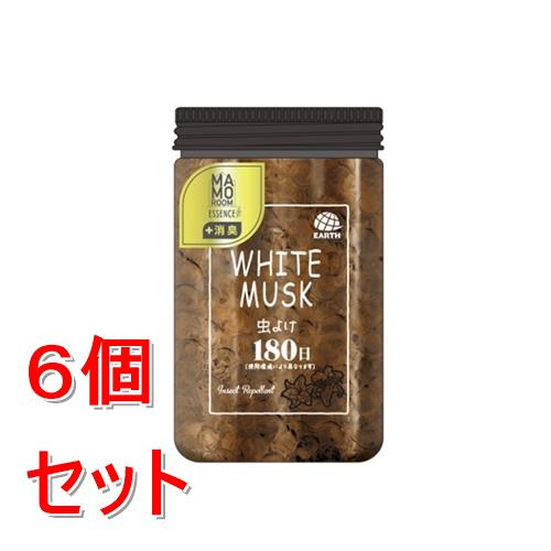 《セット販売》 アース製薬 マモルームエッセンス虫よけパール(180日用)×6個セット ホワイトムスク※ツルハグループ専売品※