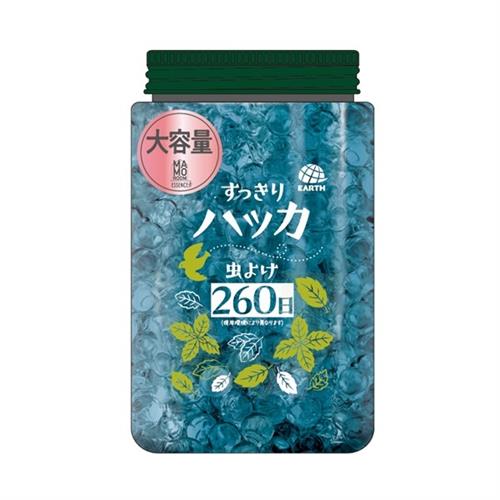 アース製薬 マモルームエッセンス 虫よけパール 260日用 すっきりハッカ 消臭芳香剤 害虫対策 置き型