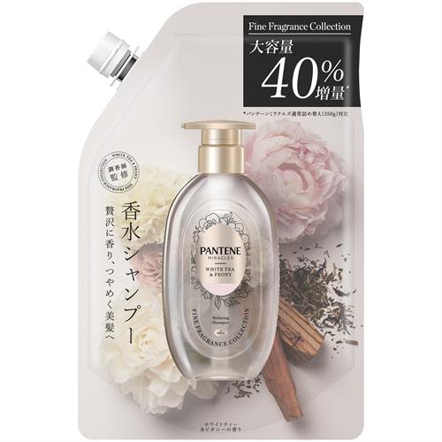 P&G パンテーン ミラクルズ ファイン フレグランス ホワイトティー&ピオニー シャンプー詰替え 500g