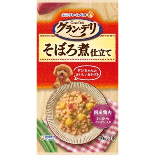 ユニ・チャームペットケア グラン・デリ　パウチそぼろ煮仕立て 3袋