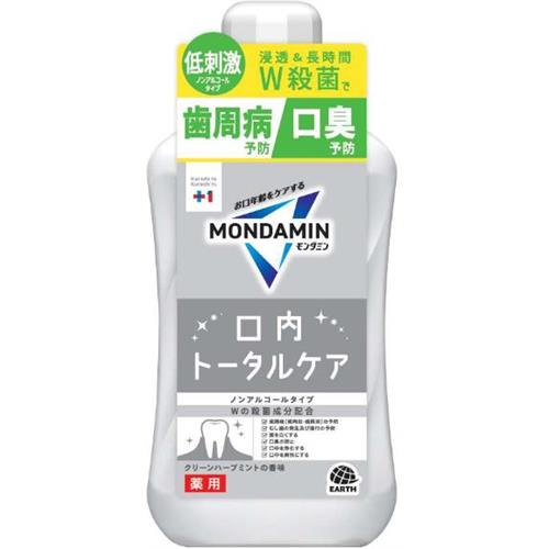 アース製薬 プラスワン　モンダミン口内トータルケア　ノンアルコールタイプ　1000mL【医薬部外品】