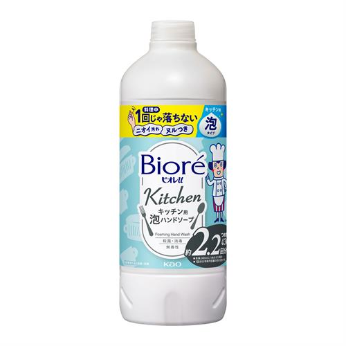 花王 ビオレu　キッチン用泡ハンドソープ　つめかえ用 430ml　詰め替え　詰替　【医薬部外品】