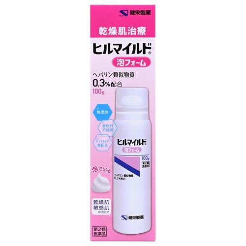 【第2類医薬品】健栄製薬 ヒルマイルド泡フォーム (100g)