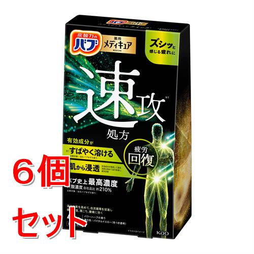 《セット販売》 花王 バブ　メディキュア　クイック　4錠入×6個セット　入浴剤【医薬部外品】