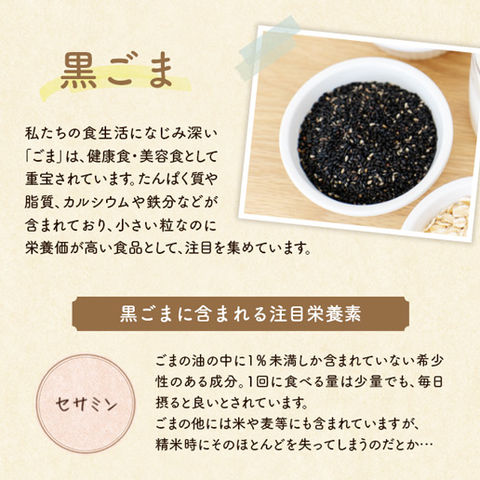 きな粉 黒ごまきな粉オートミールプラス 300g×2袋セット 味源 送料無料