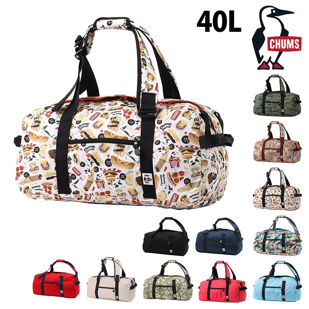 チャムス バッグ ボストンバッグ リュック 2WAYリサイクル 2ウェイ