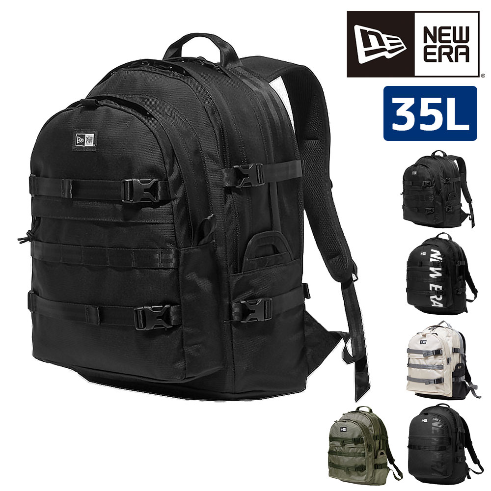 【美品】ニューエラ　バッグパック　リュック　通勤　通学　A4 ブラック ニューエラ バッグ リュックサック デイパック バックパック