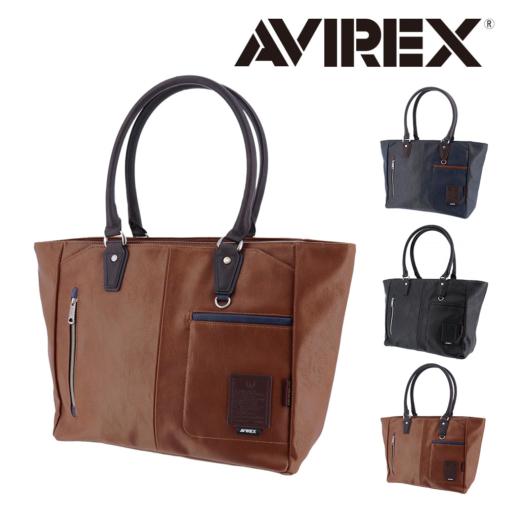 アヴィレックス AVIREX トートバッグ スチュアート STUART ax5009 3.キャメル -45x73