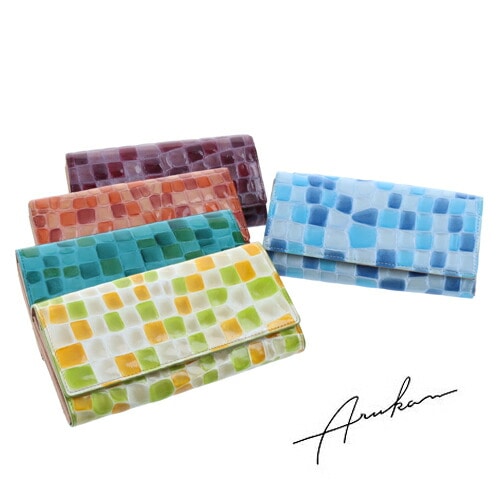 アルカン ARUKAN 長財布 【メテオール】 1223605 (1218608) 32x49 1.ピンク系