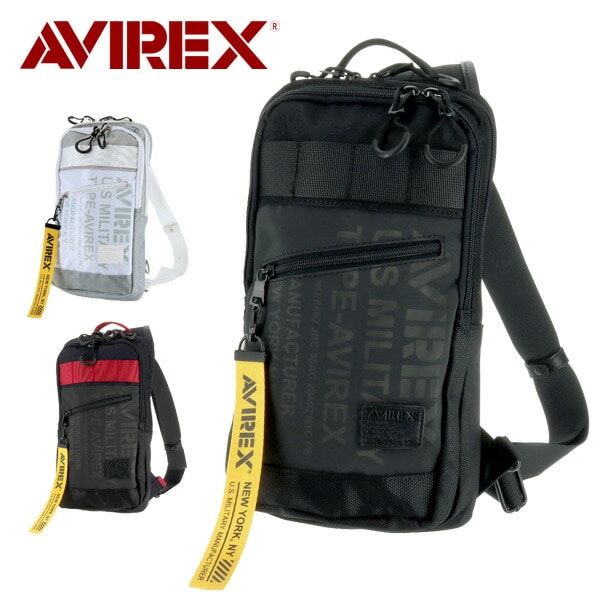 アヴィレックス AVIREX ワンショルダーバッグ ボディバッグ 【SUPER HORNET/スーパーホーネット】 avx591 10x10 1.ブラック