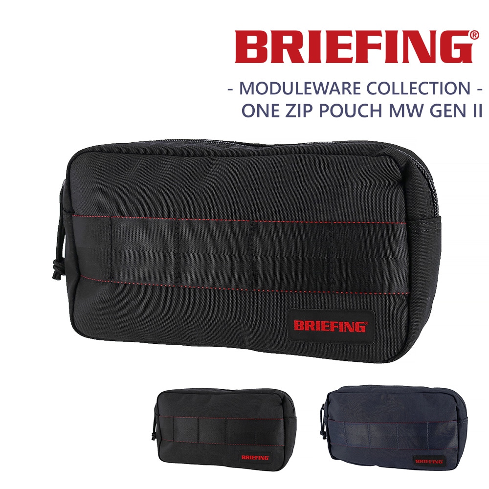 ブリーフィング BRIEFING マルチポーチ ワンジップポーチ MW GEN II bra233a38 1.ブラック -10x010