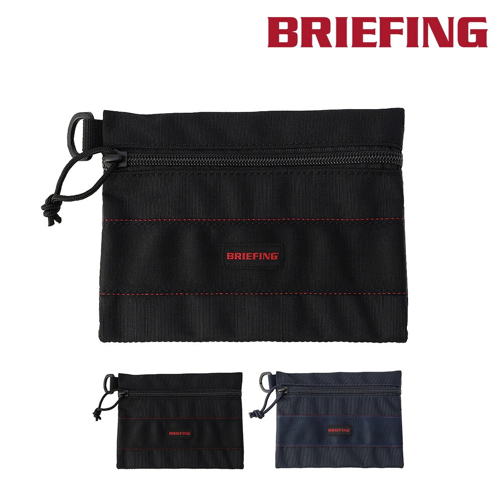 ブリーフィングポーチ マルチポーチ 薄マチ 小物入れ ミニ BRIEFING モジュールウェア フラットポーチ(M)MW GEN2 BRA233A40 メンズ レディース 送料無料 誕生日プレゼント ギフト ラッピング無料 正規代理店 1.ブラック -010