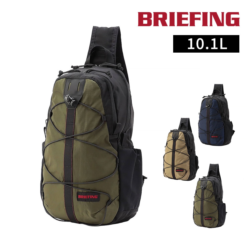 ブリーフィング バッグ ボディバッグ 縦型ショルダー BRIEFING フィールドエクスパンド SAスリング 10.1L A4 B5 BRA251L34 メンズ レディース 送料無料 誕生日プレゼント ギフト ラッピング無料 【正規代理店】 3.ブラックxオリーブ -173