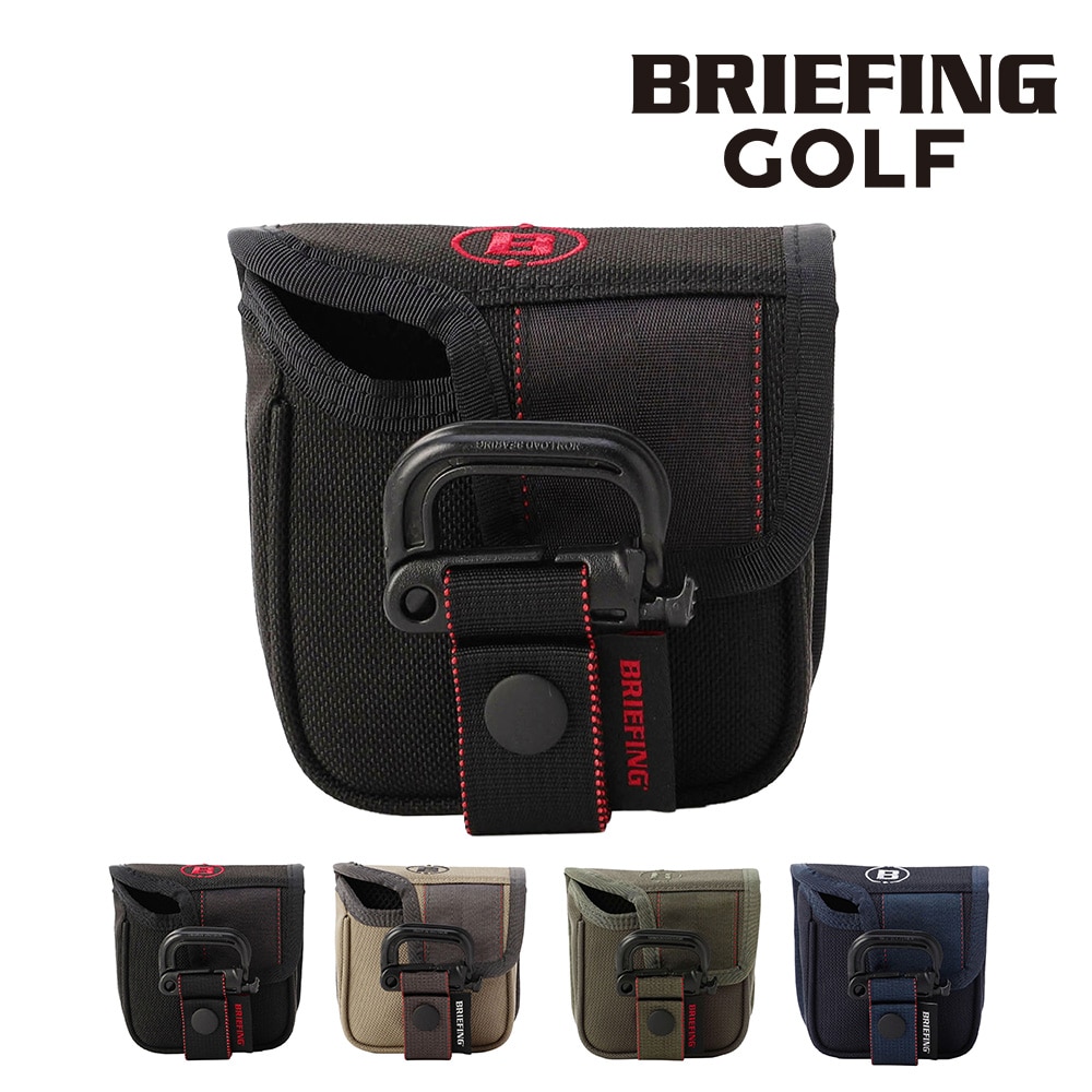 ブリーフィング ゴルフ ヘッドカバー パター BRIEFING ギア スタンダード マルチマレットパターカバーSTD BRG253G23 メンズ レディース 送料無料 誕生日プレゼント ギフト ラッピング無料 【正規代理店】 1.ブラック -010