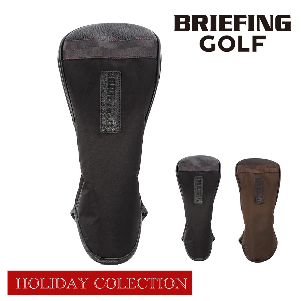 ブリーフィング ゴルフ ヘッドカバー ドライバー ゴルフクラブ BRIEFING ギア ドライバーカバー LC ホリデー BRG253G42 メンズ レディース 送料無料 誕生日プレゼント ギフト ラッピング無料 【正規代理店】 1.ブラック -010