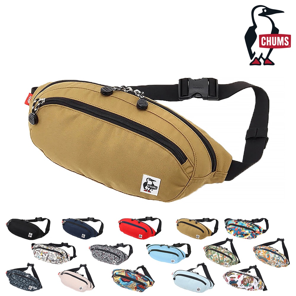 チャムス CHUMS ウエストバッグ Recycle Small Oval Waist Pack リサイクルスモールオーバルウエストパック ch60-3688 4.ブラウン -99x603688b005 bfss25
