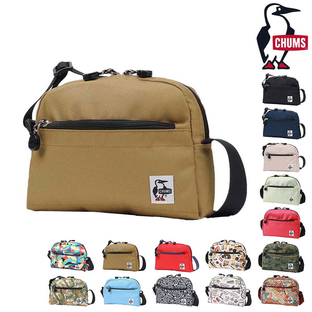 チャムス ショルダーバッグ 斜め掛け リサイクル ミニトラペゾイドショルダー 3L A5 CH60-3453 メンズ レディース 男女兼用 誕生日プレゼント 10.ブラウン -99x603453b005 bfss25