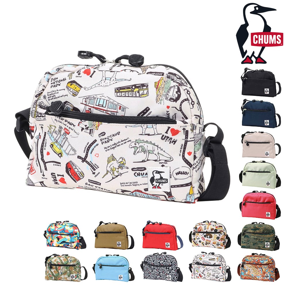 チャムス ショルダーバッグ 斜め掛け リサイクル ミニトラペゾイドショルダー 3L A5 CH60-3453 メンズ レディース 男女兼用 誕生日プレゼント 12.トラベル -99x603453z306 bfss25