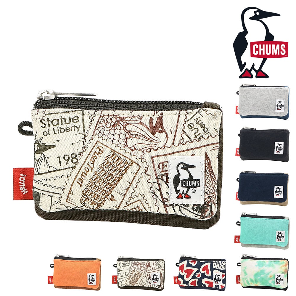 チャムス コインケース カードケース 小銭入れ キーコインケース カードコインケーススウェットナイロン CH60-3456 メンズ レディース キッズ 誕生日プレゼント ギフト  【正規代理店】 6.キッテ -603456z356 bfss25