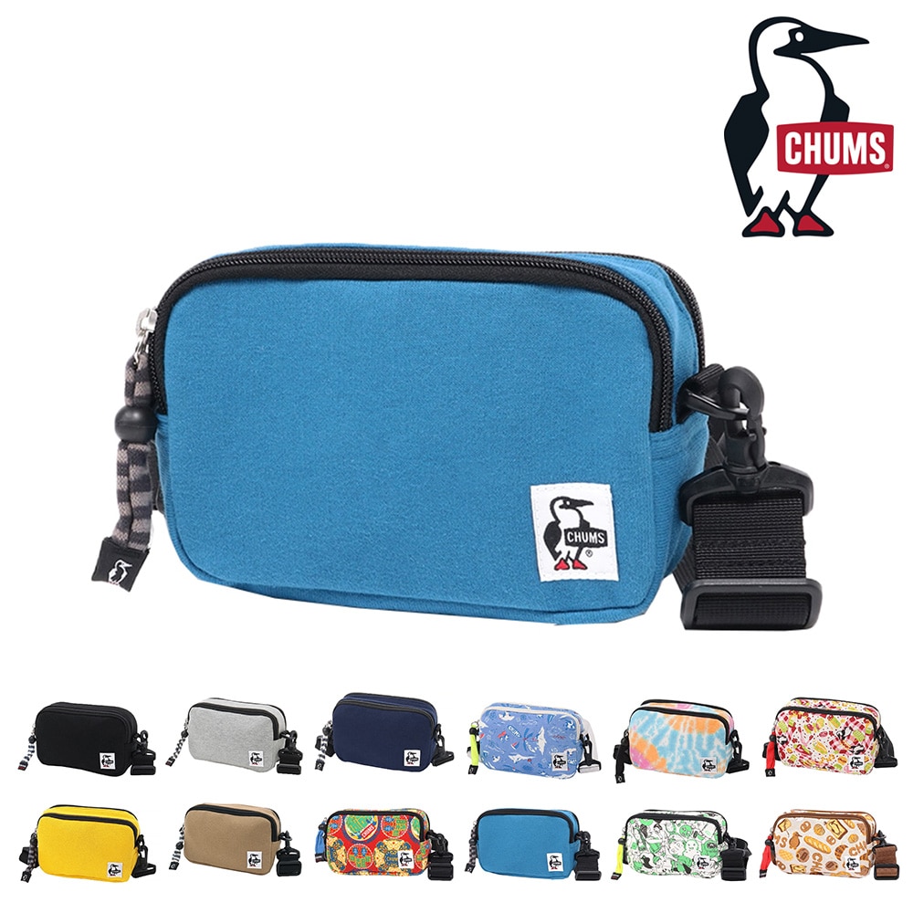 チャムス CHUMS ショルダーバッグ Rectangle Shoulder Sweat レクタングルショルダースウェット CH60-3461 10.ダルブルー -99x603461a088 bfss25
