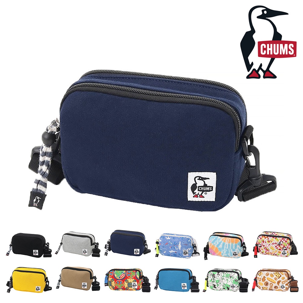 チャムス CHUMS ショルダーバッグ Rectangle Shoulder Sweat レクタングルショルダースウェット CH60-3461 3.ネイビー -99x603461n001 bfss25