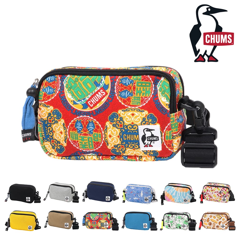 チャムス CHUMS ショルダーバッグ Rectangle Shoulder Sweat レクタングルショルダースウェット CH60-3461 9.チャイニーズ -99x603461z288 bfss25