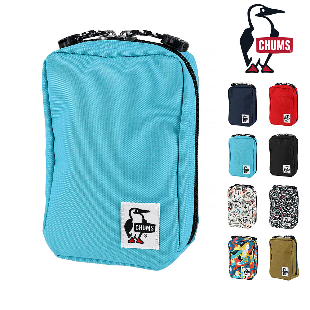 チャムス CHUMS マルチポーチ Recycle Standing Pouch リサイクル スタンディングポーチ ch60-3469 8.スカイ -99x603469a056 bfss25