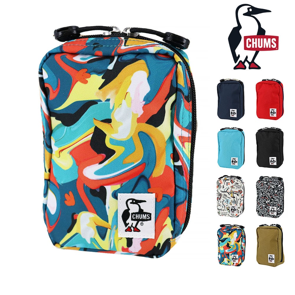 チャムス CHUMS マルチポーチ Recycle Standing Pouch リサイクル スタンディングポーチ ch60-3469 5.マーブル -99x603469z307 bfss25