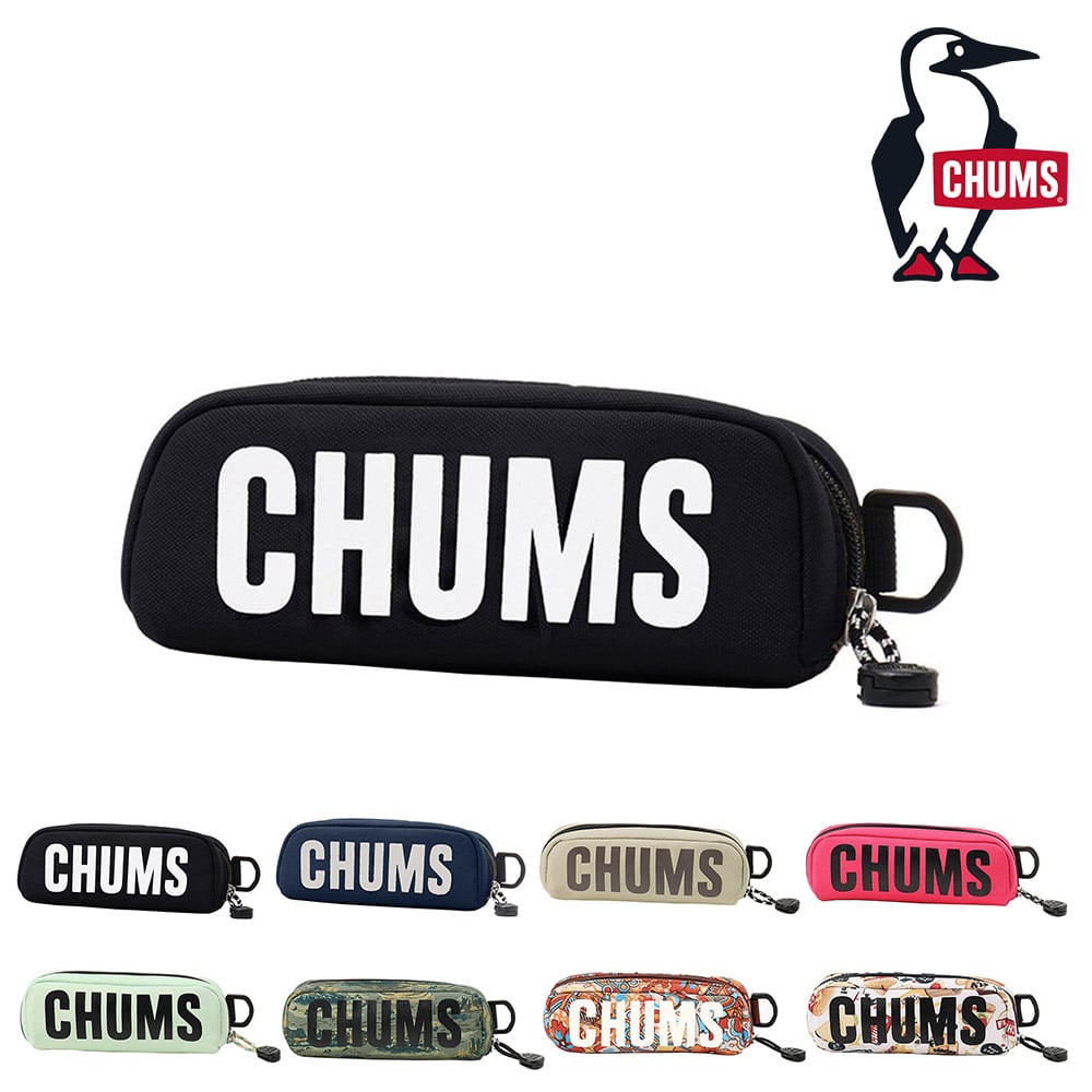 チャムス ポーチ 小物入れ ペンケース メガネケース リサイクルチャムスグラシーズマルチケース CH60-3491 メンズ レディース キッズ 誕生日プレゼント ギフト 1.ブラック -603491k001