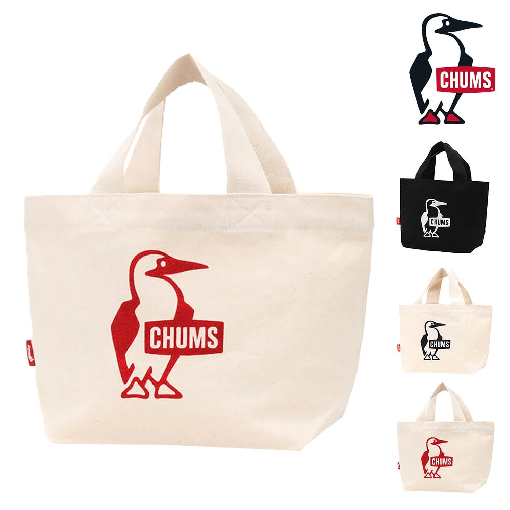チャムス トートバッグ ランチバッグ A5 ミニ CHUMS アクセサリー ブービーミニキャンバストート CH60-3496 メンズ レディース キッズ 誕生日プレゼント ギフト ラッピング無料 正規代理店 2.レッド -99x603496r001