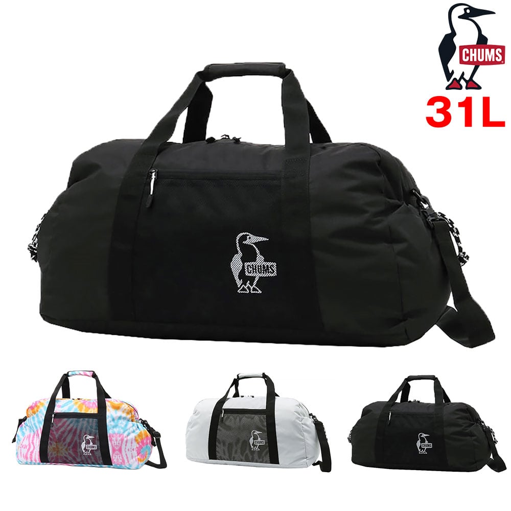 チャムス CHUMS 2WAYボストンバッグ Easy-Go Club Gym Duffle イージーゴー クラブジムダッフル ch60-3519 1.ブラック -99x603519k001