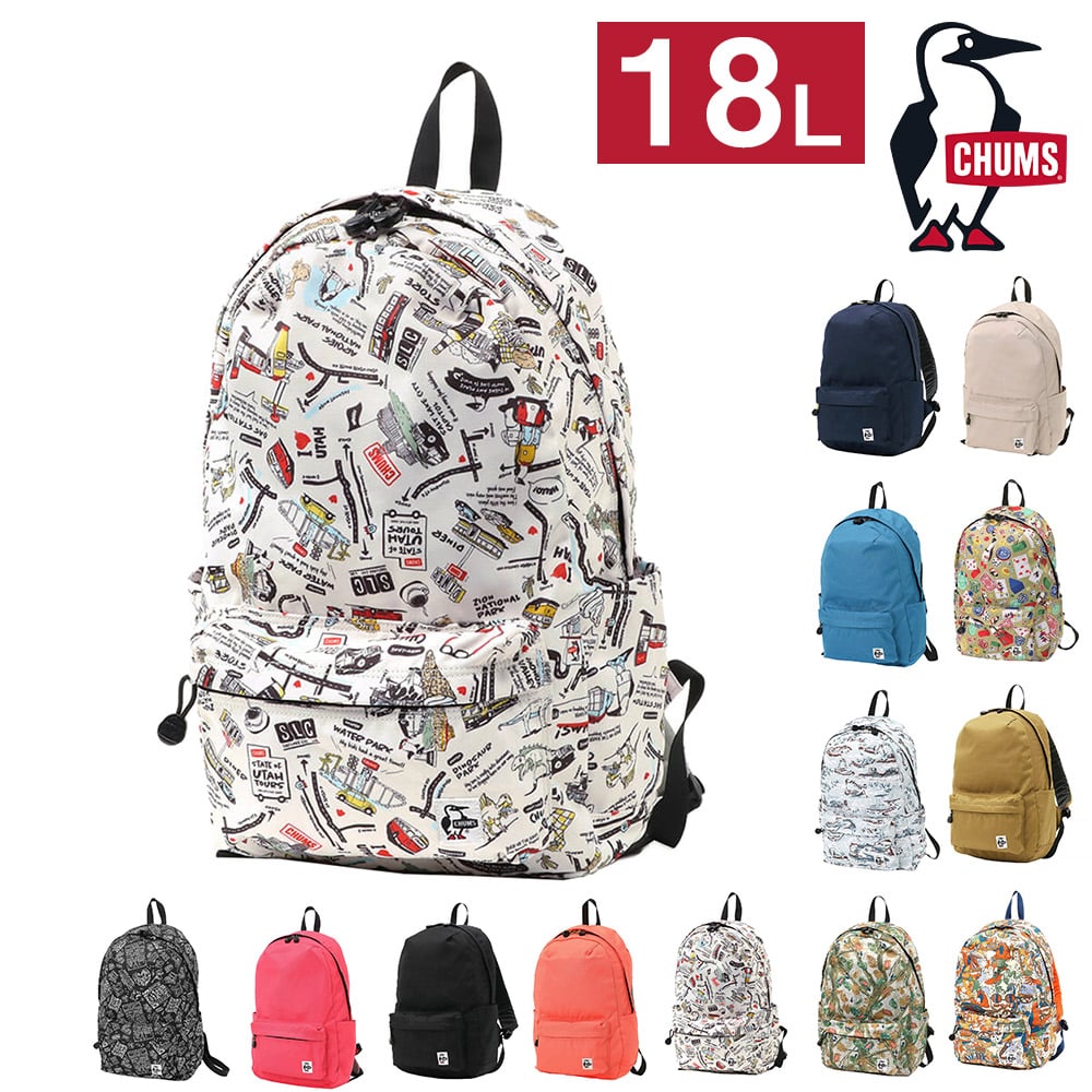 チャムス バッグ リュックサック デイパック バックパック CHUMS リサイクル ハリケーンデイパック 18L A4 CH60-3526 CH60-3961 メンズ レディース キッズ 送料無料 誕生日プレゼント ギフト ラッピング無料 【正規代理店】 11.トラベル -603526z306