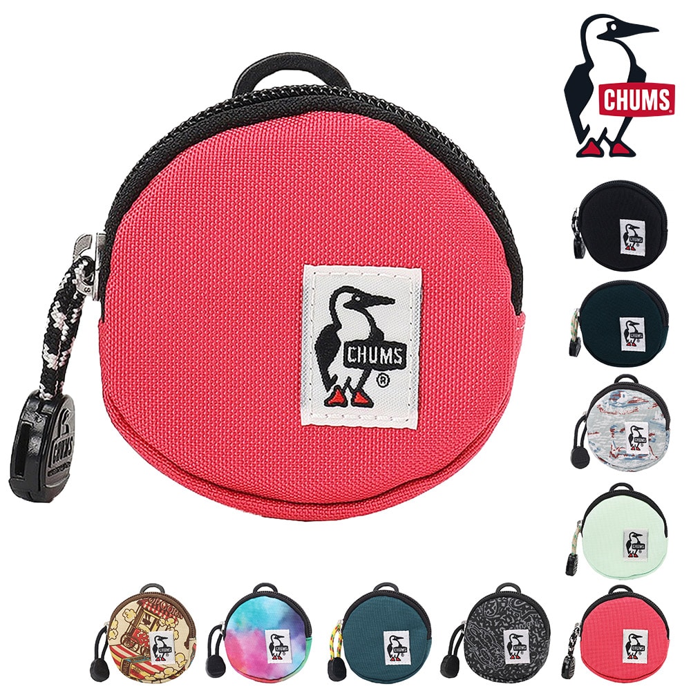 チャムス 財布 雑貨 コインケース 小銭入れ ポーチ ケース CHUMS リサイクルラウンドコインケース CH60-3573 メンズ レディース キッズ 誕生日プレゼント ギフト ラッピング無料 一粒万倍日 吉日 正規代理店 4.ピンク -603573r018