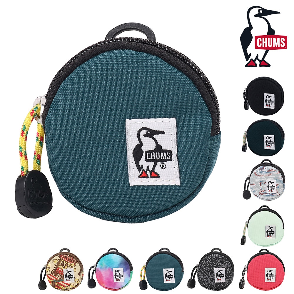 チャムス 財布 雑貨 コインケース 小銭入れ ポーチ ケース CHUMS リサイクルラウンドコインケース CH60-3573 メンズ レディース キッズ 誕生日プレゼント ギフト ラッピング無料 一粒万倍日 吉日 正規代理店 5.ディープティール -603573t035