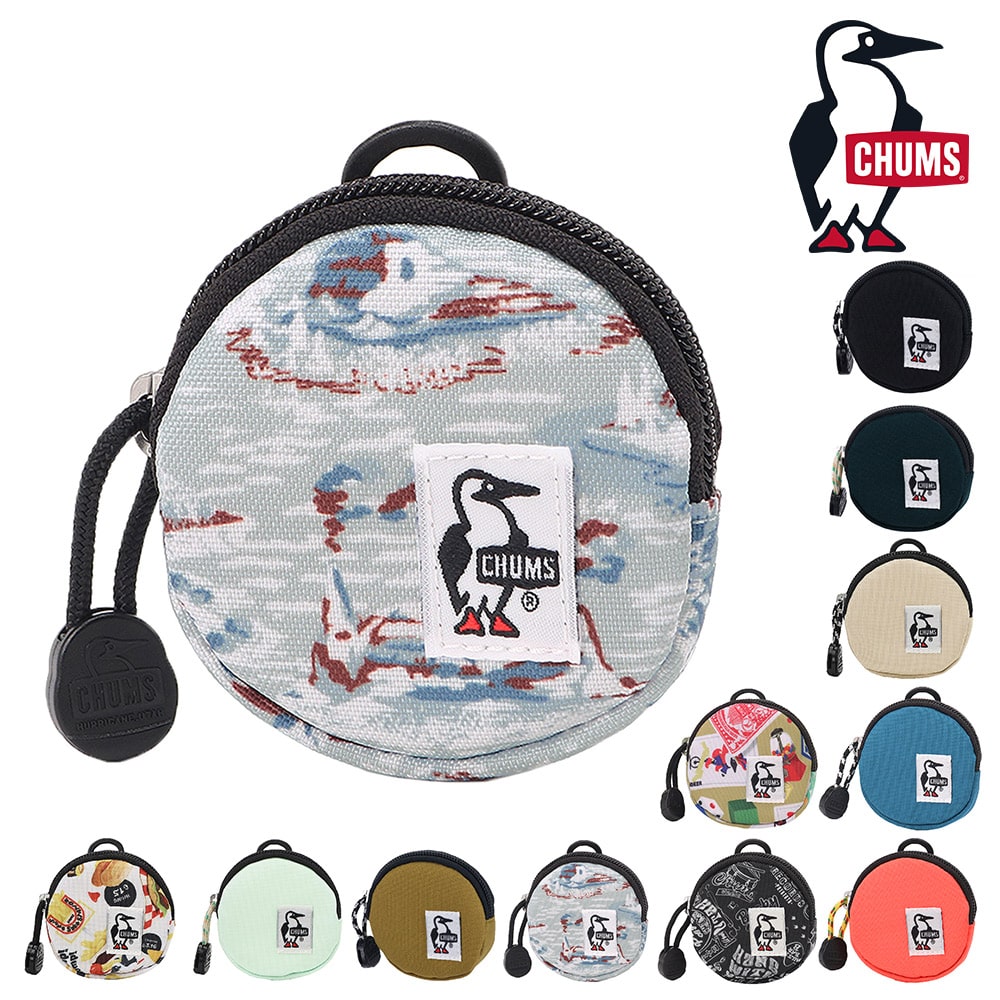 チャムス 財布 雑貨 コインケース 小銭入れ ポーチ ケース CHUMS リサイクルラウンドコインケース CH60-3573 メンズ レディース キッズ 誕生日プレゼント ギフト 一粒万倍日 吉日 【正規代理店】 8.Winter MT.カモ -603573z381