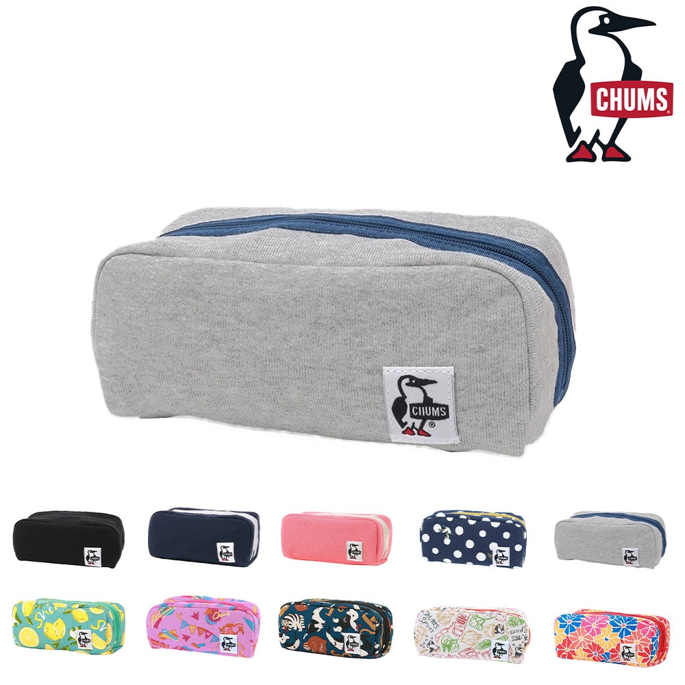 チャムス 小物入れ ポーチ ペンケース CHUMS ハリケーンポーチ スウェット CH60-3592 メンズ レディース キッズ プレゼント ギフト 【正規代理店】 2.ヘザーグレー -603592g005 bfss25