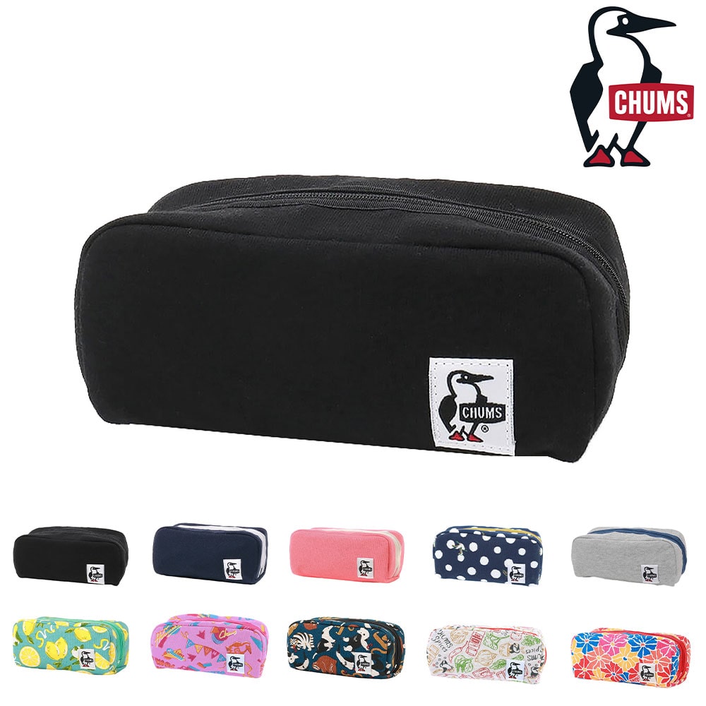 チャムス 小物入れ ポーチ ペンケース CHUMS ハリケーンポーチ スウェット CH60-3592 メンズ レディース キッズ プレゼント ギフト 【正規代理店】 1.ブラック -603592k001 bfss25
