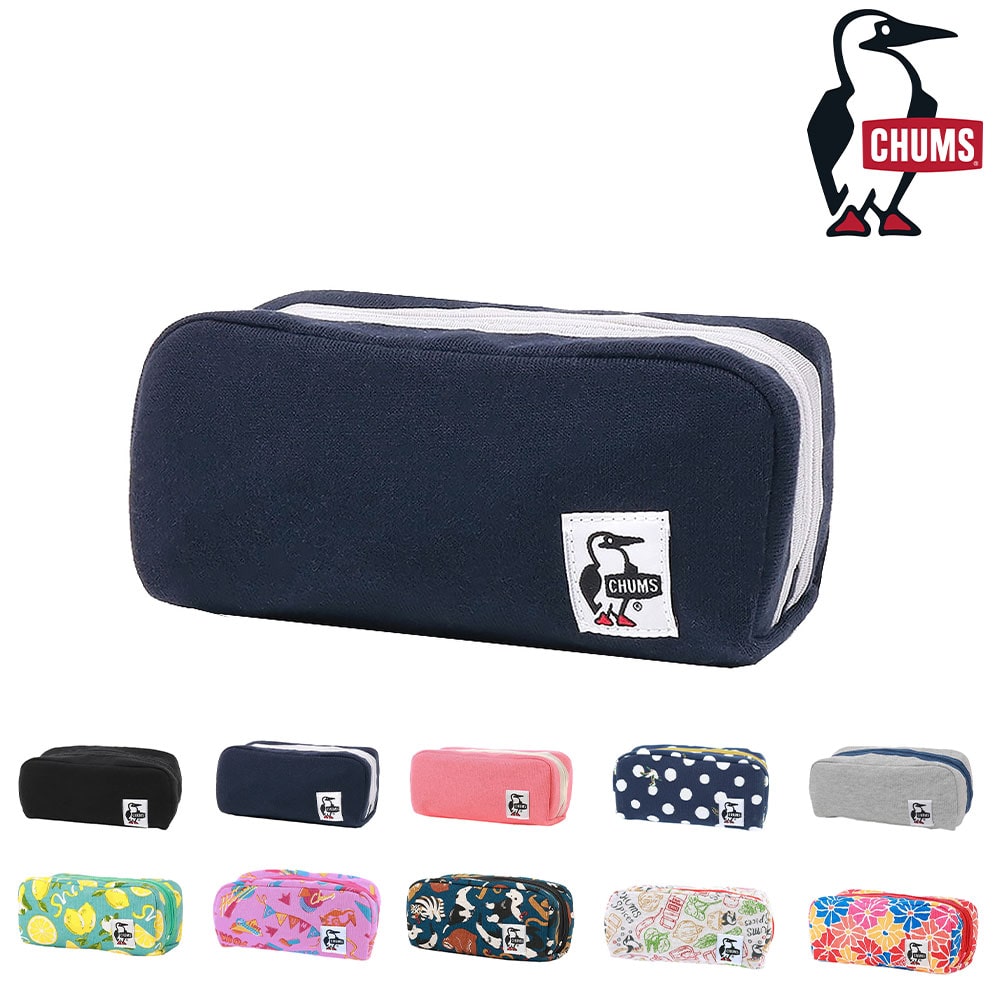 チャムス 小物入れ ポーチ ペンケース CHUMS ハリケーンポーチ スウェット CH60-3592 メンズ レディース キッズ プレゼント ギフト 【正規代理店】 3.ネイビー -603592n001 bfss25