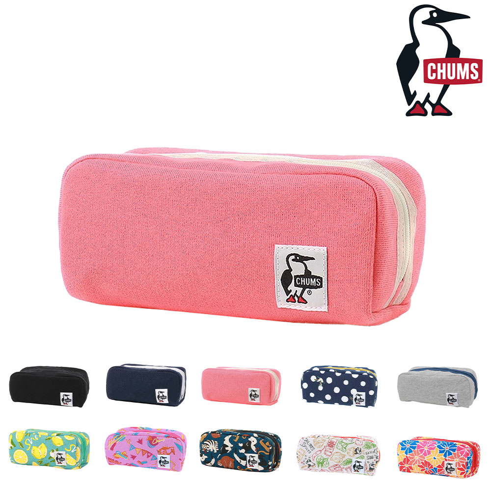 チャムス 小物入れ ポーチ ペンケース CHUMS ハリケーンポーチ スウェット CH60-3592 メンズ レディース キッズ プレゼント ギフト 【正規代理店】 4.コーラル -603592r016 bfss25