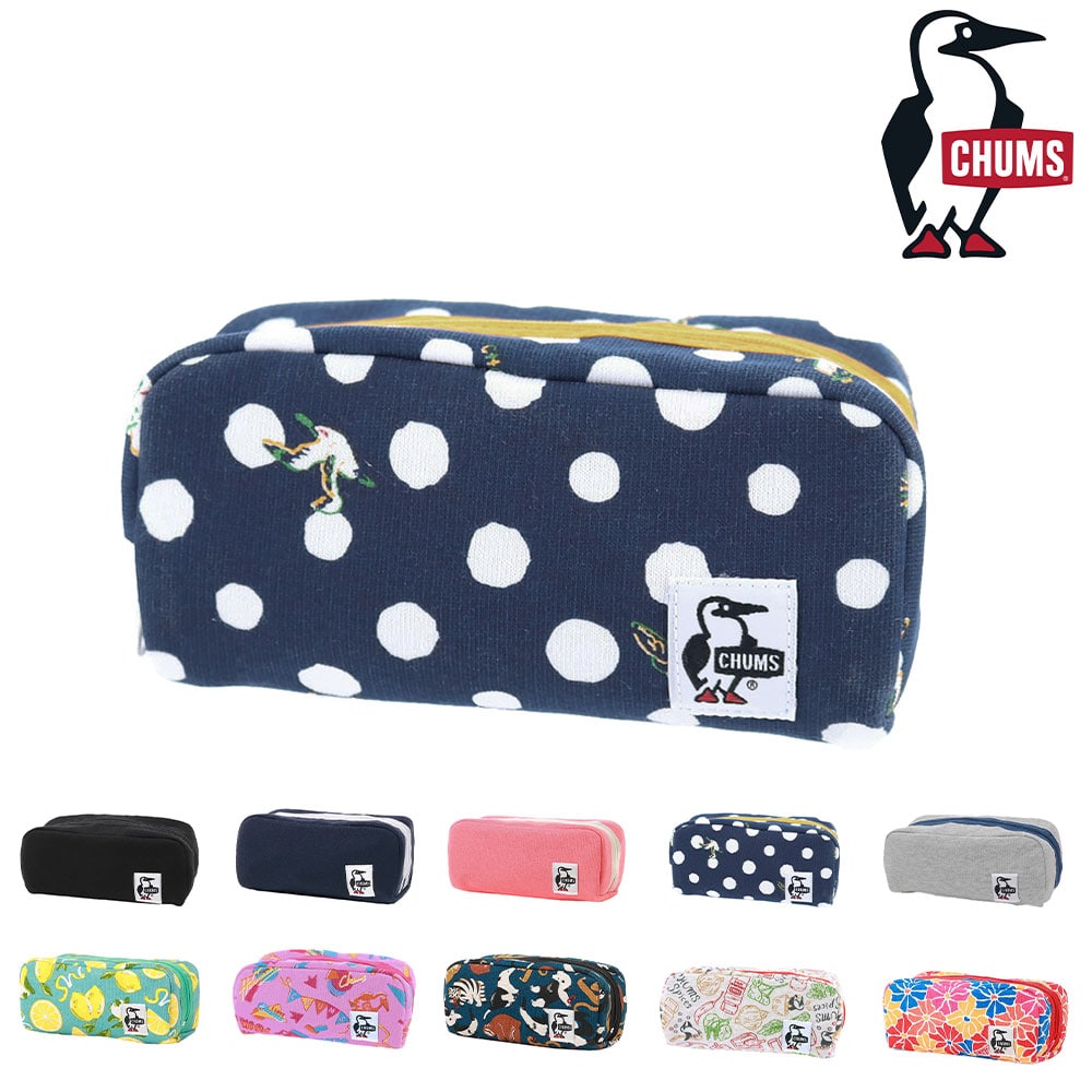 チャムス 小物入れ ポーチ ペンケース CHUMS ハリケーンポーチ スウェット CH60-3592 メンズ レディース キッズ プレゼント ギフト 【正規代理店】 8.ハッピードット -603592z325 bfss25