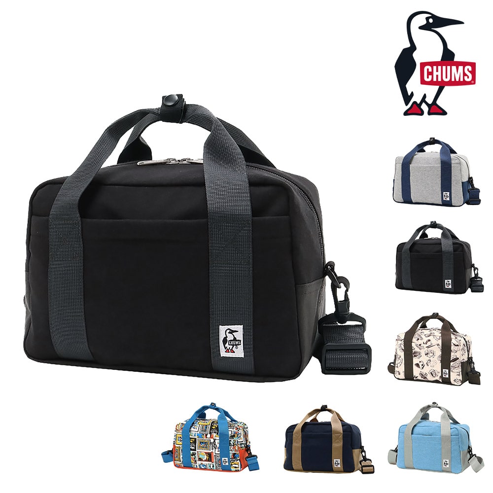 チャムス バッグ カメラバッグ ショルダーバッグ 2WAY CHUMS スウェットナイロン カメラボストン 5L CH60-3603 メンズ レディース キッズ 送料無料 誕生日プレゼント ギフト ラッピング無料 【正規代理店】 2.ブラックxチャコール -99x603603k018 bfss25