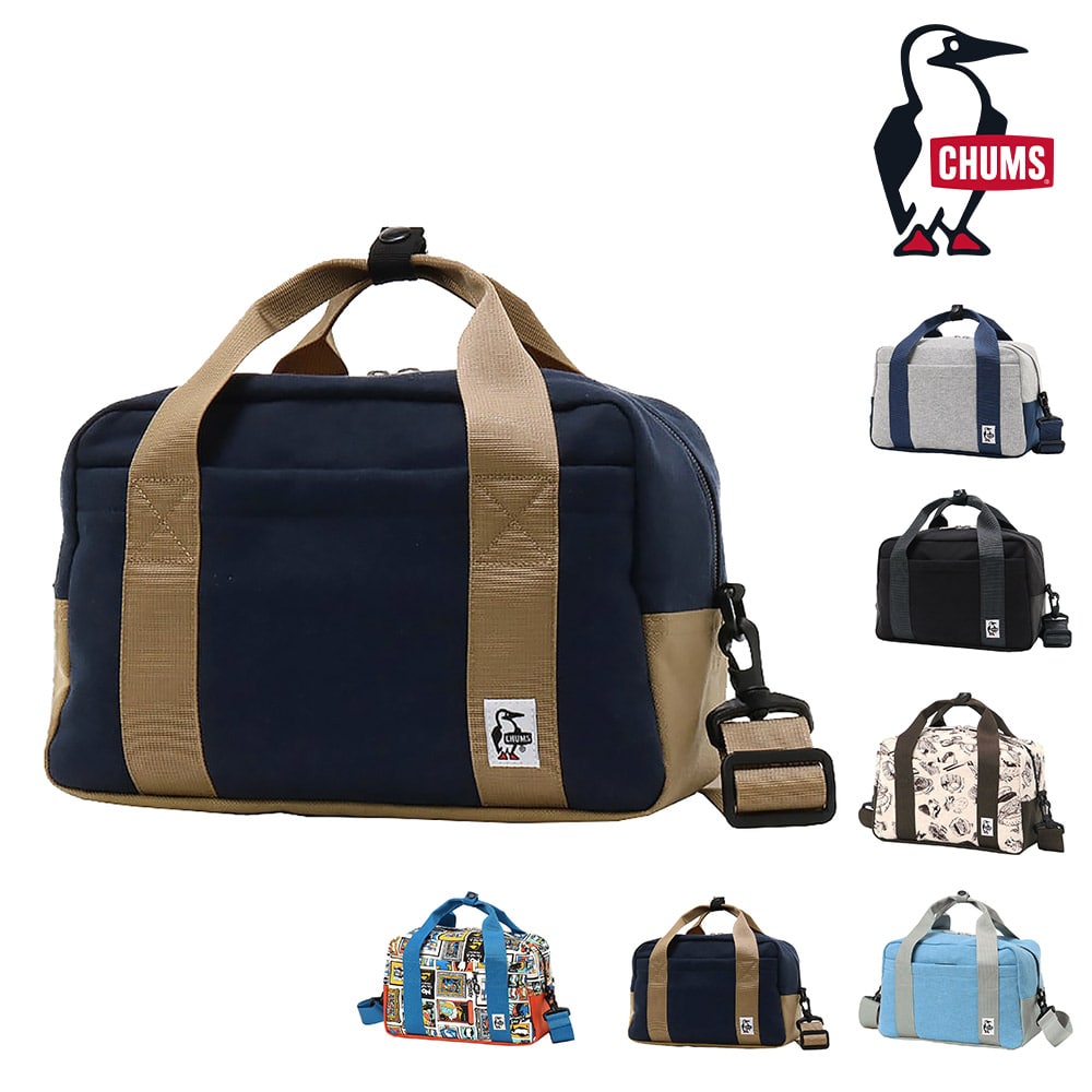 チャムス バッグ カメラバッグ ショルダーバッグ 2WAY CHUMS スウェットナイロン カメラボストン 5L CH60-3603 メンズ レディース キッズ 送料無料 誕生日プレゼント ギフト ラッピング無料 【正規代理店】 3.ネイビーxベージュ -99x603603n016 bfss25
