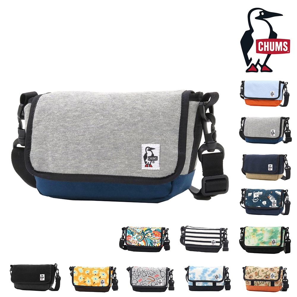 チャムス カメラバッグ ショルダーバッグ スウェットナイロン スモールカメラショルダー 2L CH60-3604 メンズ レディース キッズ プレゼント 1.ヘザーグレーxbネイビー -99x603604g019 bfss25
