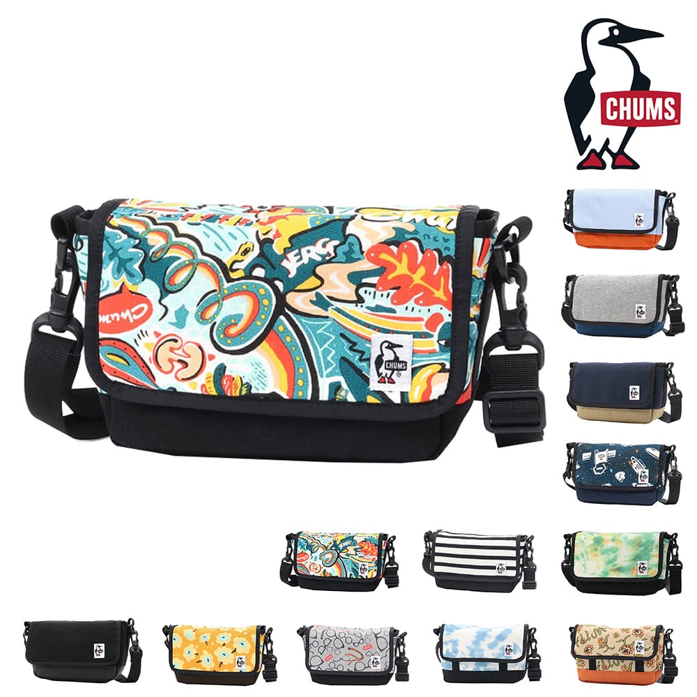 チャムス カメラバッグ ショルダーバッグ スウェットナイロン スモールカメラショルダー 2L CH60-3604 メンズ レディース キッズ プレゼント 7.ハッピーレインボー -99x603604z308 bfss25
