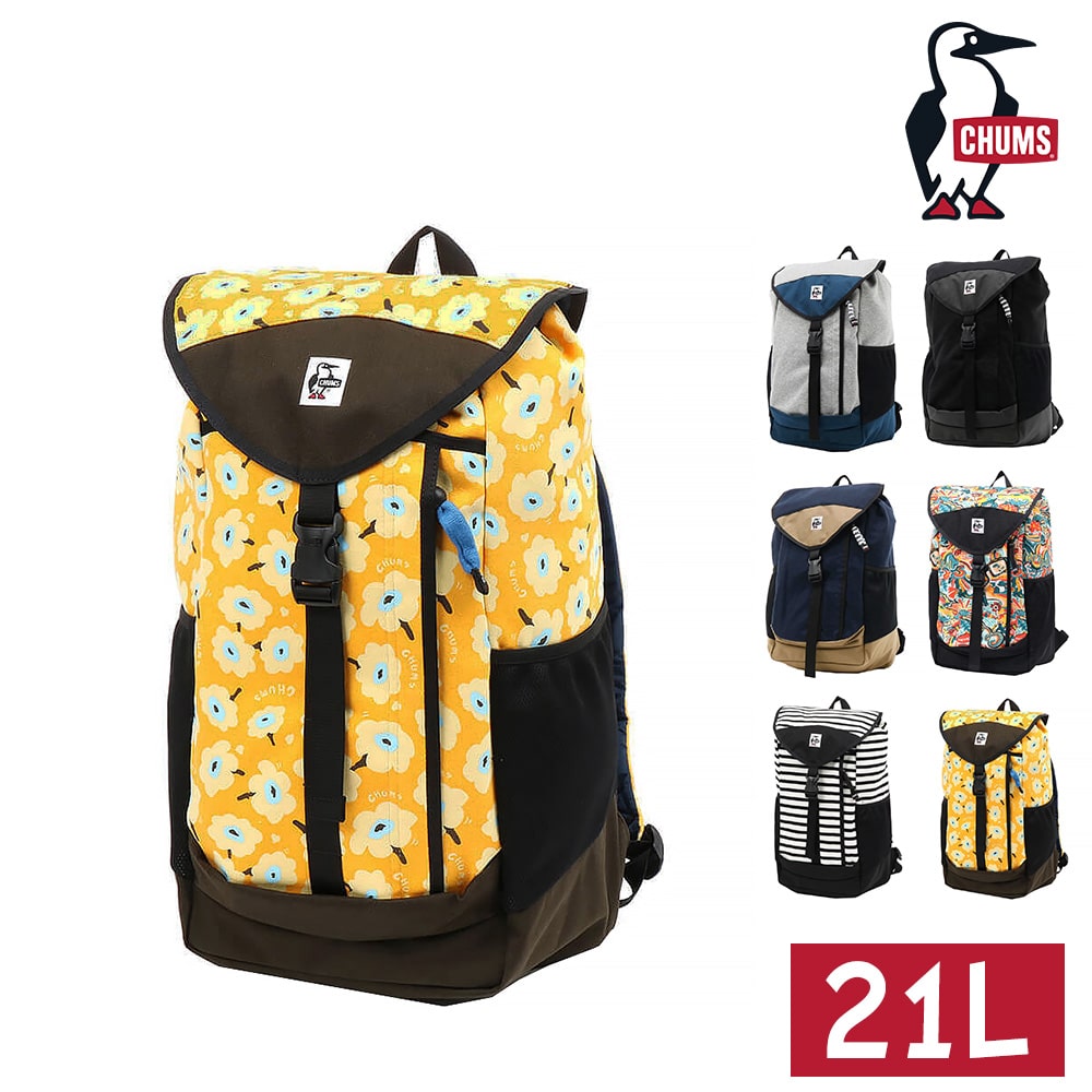 チャムス CHUMS リュック Book Pack sweat Nylon ブックパックスウェットナイロン ch60-3623 6.フラワーガーデン -99x603623z289 bfss25